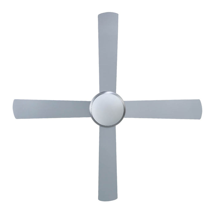 Devanti 52 Ceiling Fan Light Silver