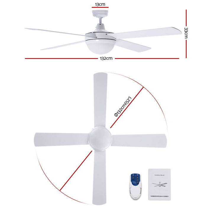 Devanti 52 Ceiling Fan White