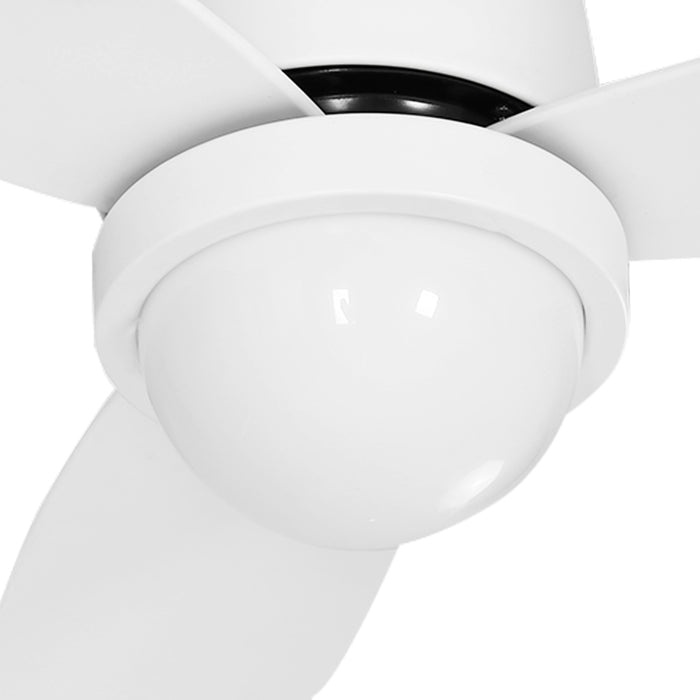 Devanti Ceiling Fan DC Motor LED Light Remote Control Ceiling Fans 52 White - Devanti