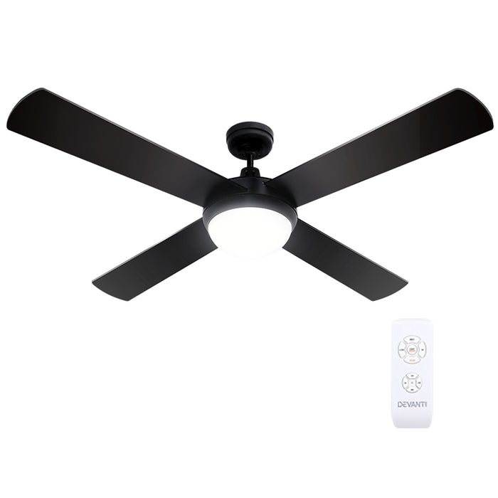 Devanti 52 Ceiling Fan Black