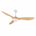Devanti 52'' Ceiling Fan DC Motor w/Light w/Remote - Wood