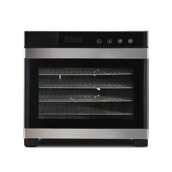 Devanti 6 Trays Commercial Food Dehydrator Stainless Steel Fruit Dryer