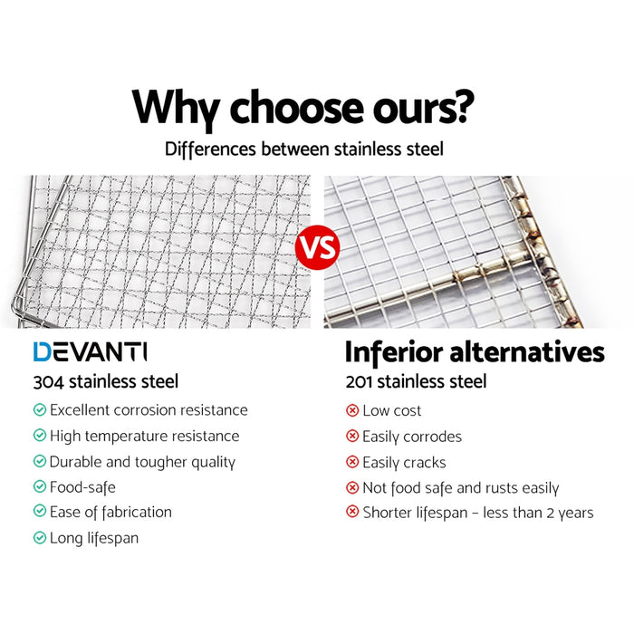 Devanti 6 Trays Commercial Food Dehydrator Stainless Steel Fruit Dryer
