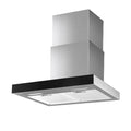 Devanti Rangehood 600mm Range Hood 60cm Stainless Steel Glass Kitchen Canopy - Devanti