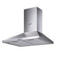 Devanti Range Hood 60cm 600mm Kitchen Canopy Stainless Steel Rangehood Wall Mount - Devanti