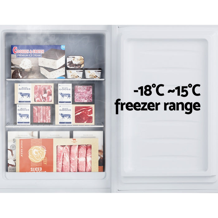Devanti 60L Upright Freezer Fridge White - Devanti