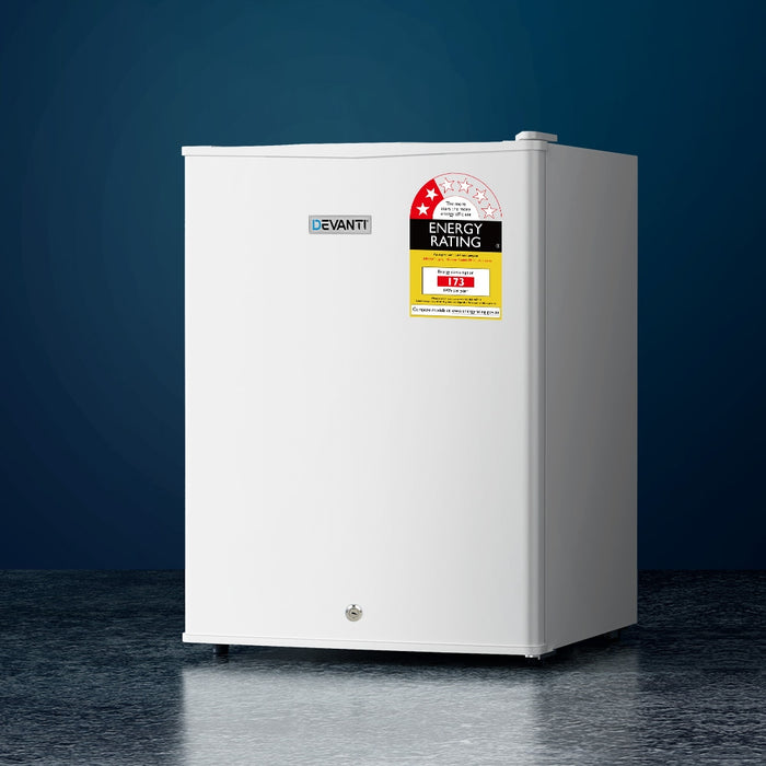 Devanti 60L Upright Freezer Fridge White - Devanti