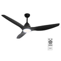 Devanti 64 Inch Ceiling Fan DC Motor w/Light w/Remote - Black