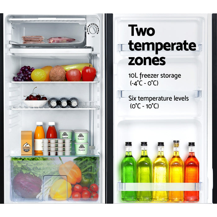 Devanti 95L Bar Fridge Black - Devanti