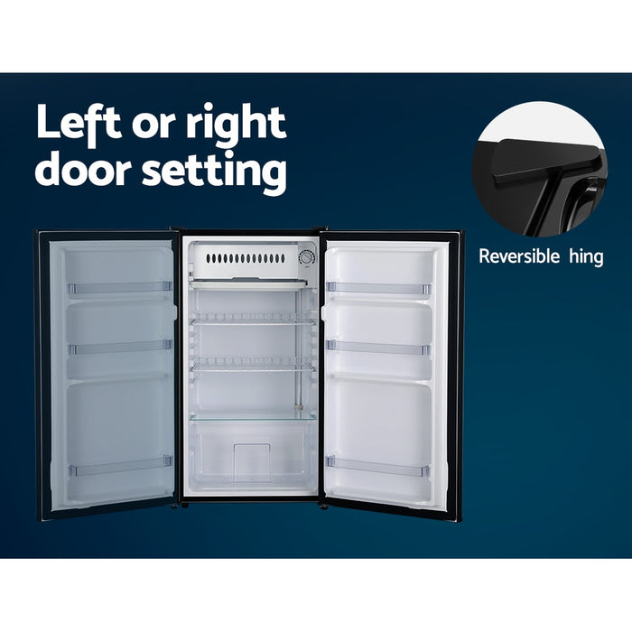 Devanti 95L Bar Fridge Black - Devanti