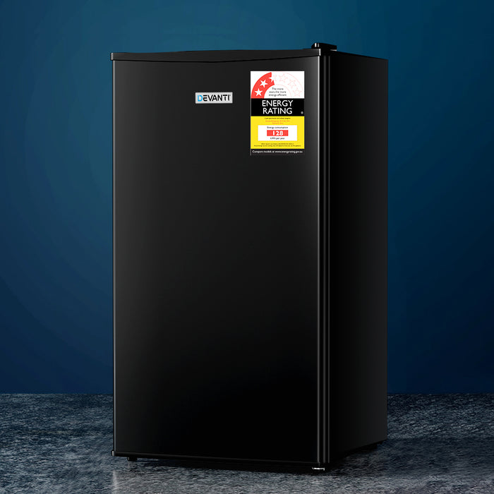 Devanti 95L Bar Fridge Black - Devanti