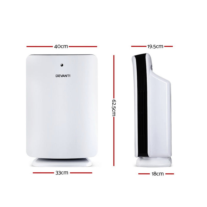 Devanti Air Purifier 3 Stage HEPA Filter - Devanti