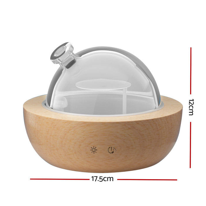 Devanti Aroma Diffuser Aromatherapy Humidifier Purifier Essential Oil LED Glass - Devanti