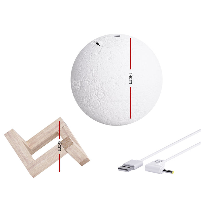 Devanti Aroma Diffuser LED Moon Lamp 880ml - Devanti