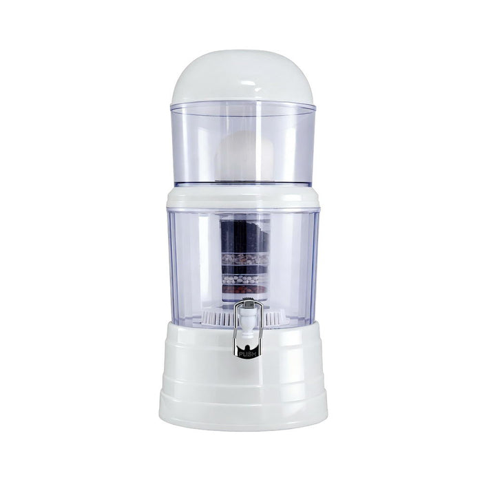 Devanti Benchtop Water Filter 14L Gravity Multi-Stage BPA-Free Home Camping - Devanti