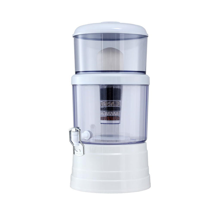 Devanti Benchtop Water Filter 16L Gravity Multi-Stage BPA-Free Home Camping - Devanti