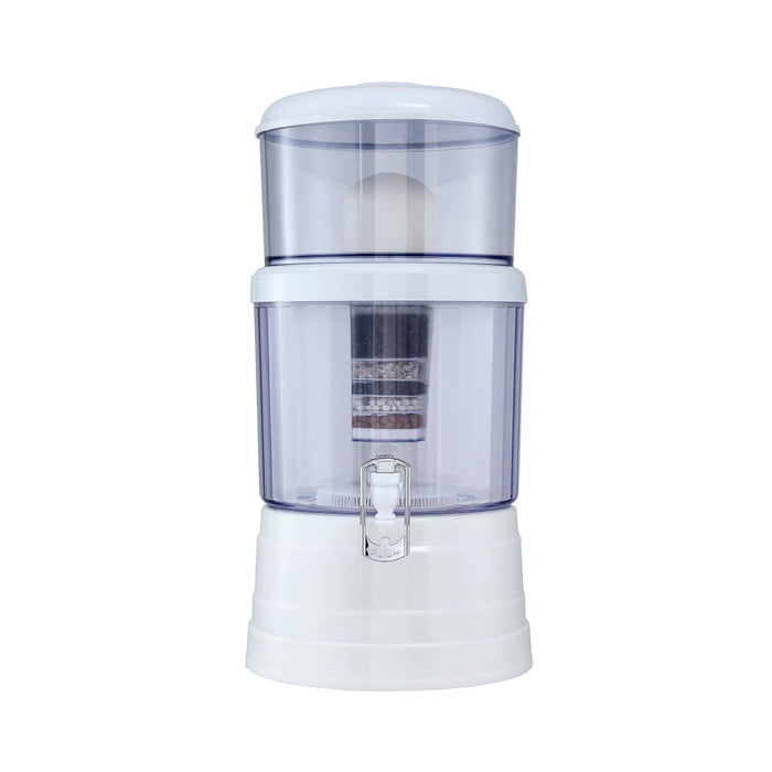 Devanti Benchtop Water Filter 16L Gravity Multi-Stage BPA-Free Home Camping - Devanti