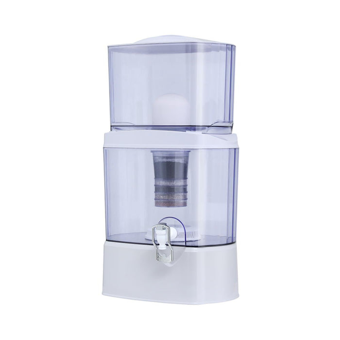 Devanti Benchtop Water Filter 24L Gravity Multi-Stage BPA-Free Home Camping - Devanti