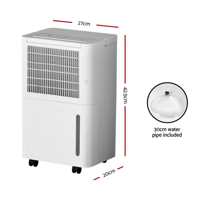 Devanti Dehumidifier 12L Air Purifier White - Devanti