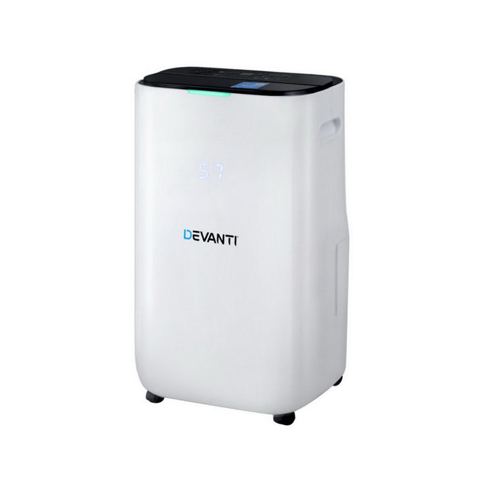 Devanti Dehumidifier 20L Air Purifier White - Devanti
