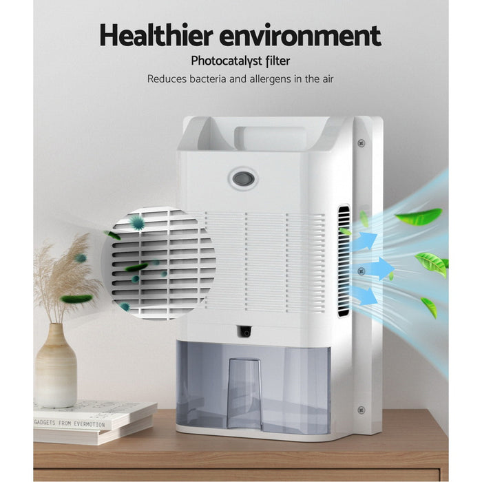 Devanti 2L Dehumidifier Air Purifier White - Devanti
