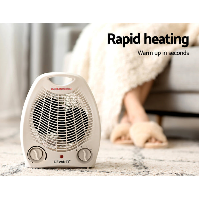 Devanti Electric Fan Heater 2000W - Devanti