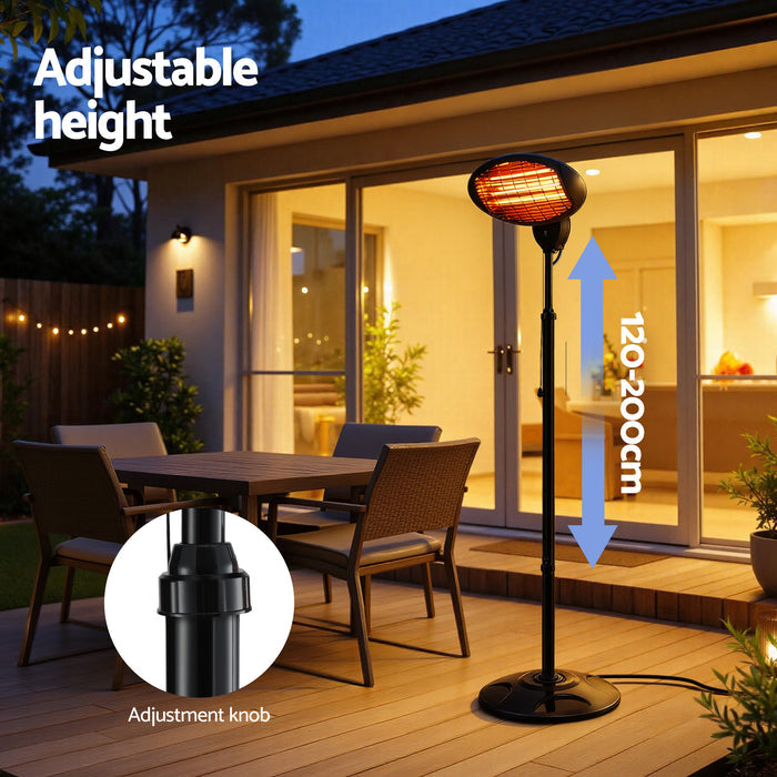 Devanti Electric Patio Heater 2000W - Devanti
