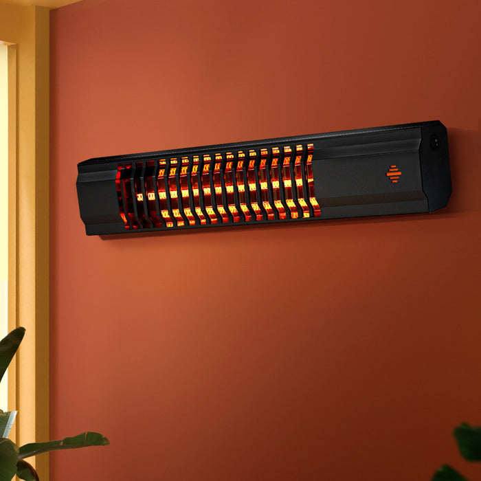 Devanti Electric Strip Heater Radiant Heaters 2000W - Devanti