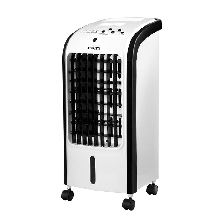 Devanti Evaporative Air Cooler Conditioner Portable 4L Cooling Fan Humidifier - Devanti