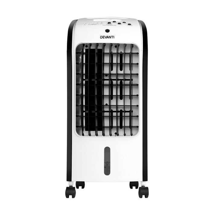 Devanti Evaporative Air Cooler Conditioner Portable 4L Cooling Fan Humidifier - Devanti