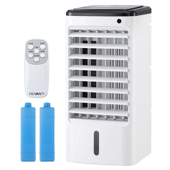 Devanti Evaporative Air Cooler Conditioner w/ Remote 4L - Devanti