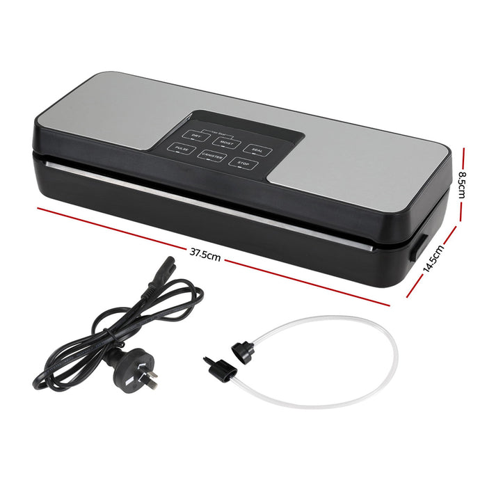 Devanti Food Vacuum Sealer Machine Fresh Storage Auto Seal Slide Cutter 5 Modes - Devanti