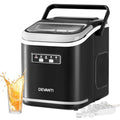 Devanti Ice Maker Machine Portable 12kg Countertop w/Self Cleaning 1.3L Black - Devanti