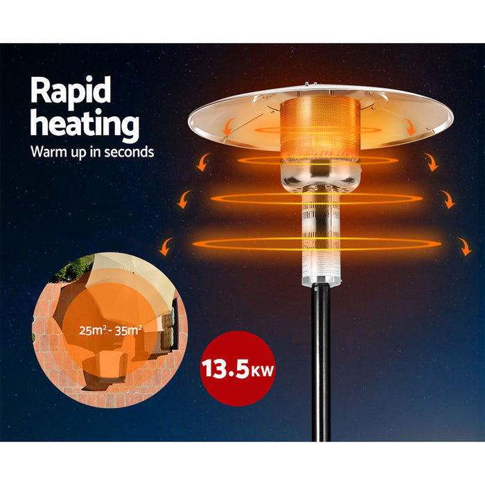 Devanti Outdoor Gas Patio Heater - Devanti