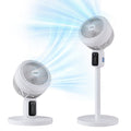 Devanti Pedestal Fan W/ Remote 3 Speed 12H Timer Height Adjustable Cooling Fan - Devanti