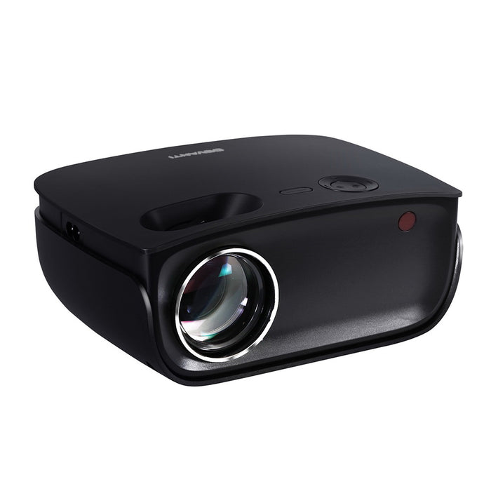 Devanti Mini Video Projector Wifi USB HDMI Portable 2000 Lumens HD 1080P Home Black