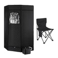 Devanti Portable Steam Sauna Tent 1000W 3L Steamer Pot Full Body Home SPA Timer - Devanti