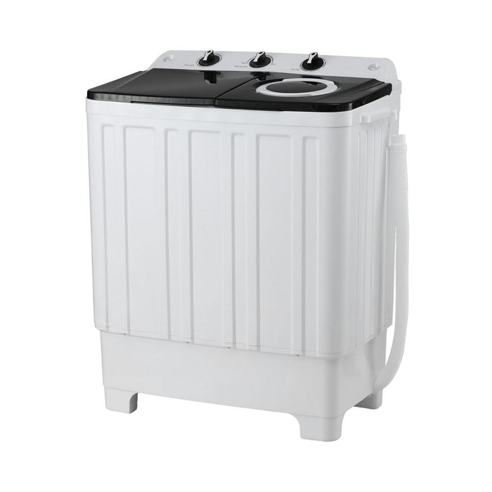 Devanti Portable Washing Machine Twin Tub 7KG White - Devanti