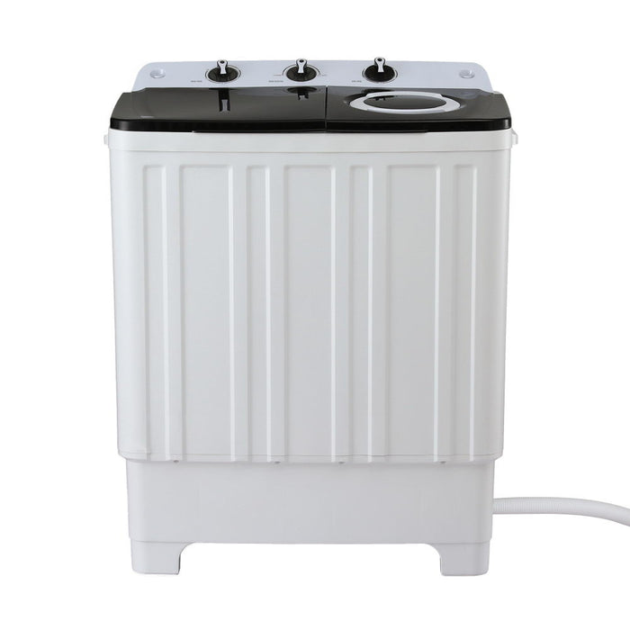 Devanti Portable Washing Machine Twin Tub 7KG White - Devanti