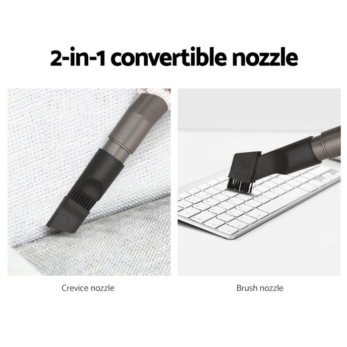 Devanti Stick Vacuum Cleaner Bagless Corded 500W Purple - Devanti