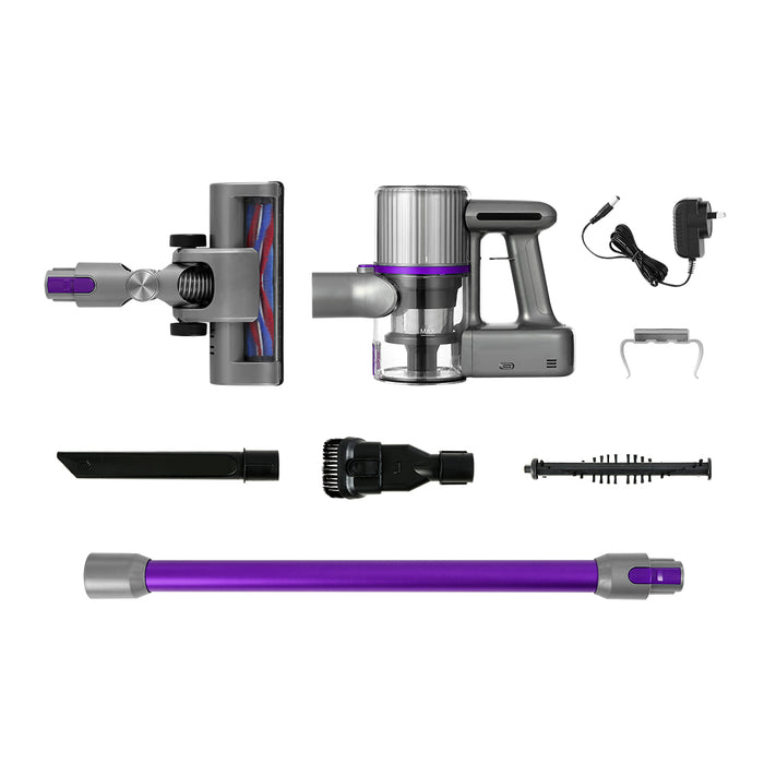 Devanti Handheld Vacuum Cleaner Cordless Bagless Stick Handstick Car Vac 2-Speed - Devanti
