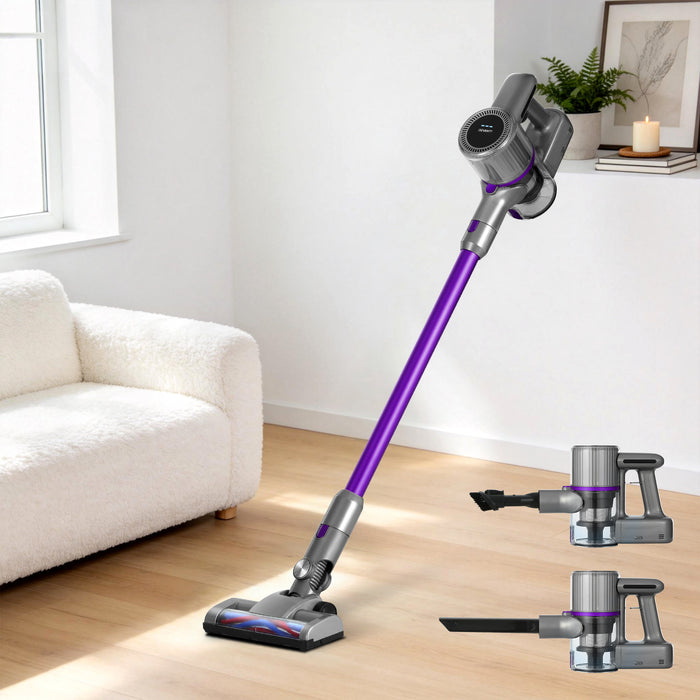 Devanti Handheld Vacuum Cleaner Cordless Bagless Stick Handstick Car Vac 2-Speed - Devanti