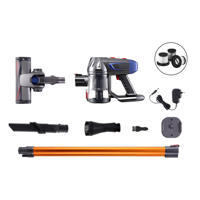 Devanti Handheld Vacuum Cleaner Stick Cordless Bagless 2-Speed Spare HEPA Filter - Devanti