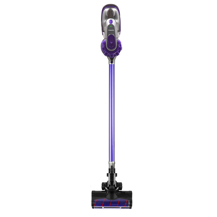 Devanti 150W Handheld Cordless Vacuum Cleaner 2-Speed with Headlight Purple