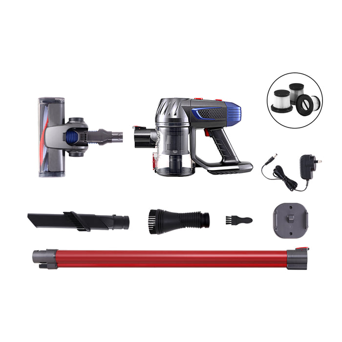 Devanti Handheld Vacuum Cleaner Stick Bagless Cordless 2-Speed Spare HEPA Filter - Devanti