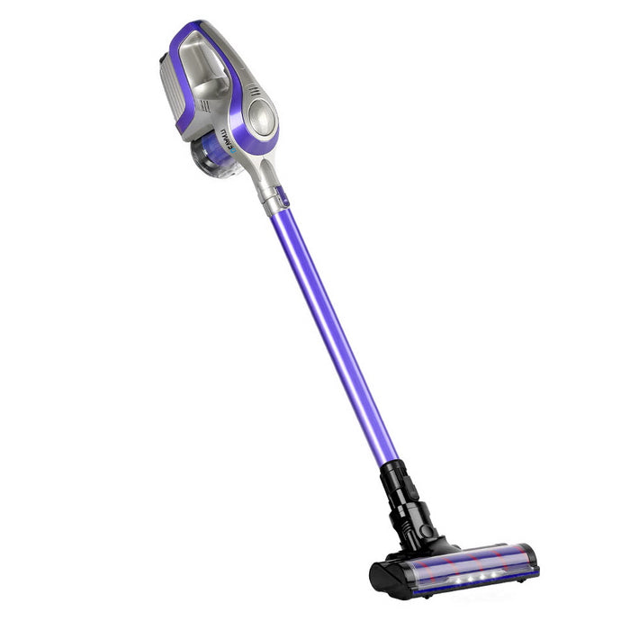 Devanti Cordless 150W Handstick Vacuum Cleaner Purple and Grey