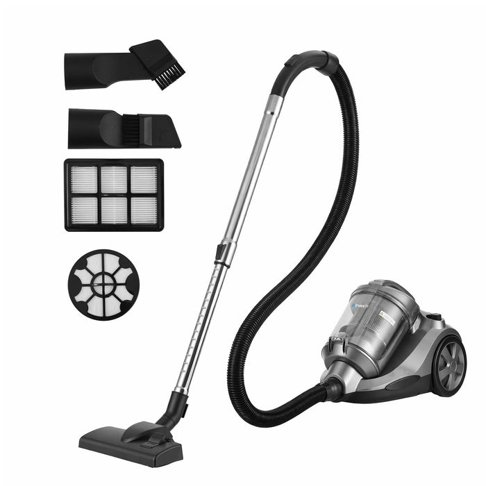 Devanti Vacuum Cleaner Bagless Canister 2000W 25kPa Powerful Suction 4L Grey