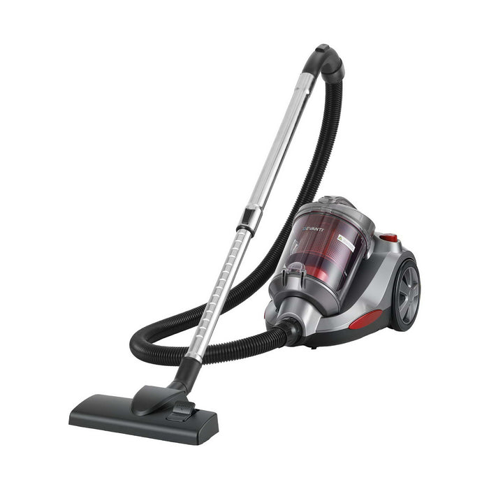 Devanti Vacuum Cleaner Bagless Canister 2000W 25kPa Powerful Suction 4L Red