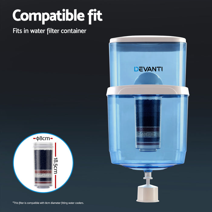 Devanti Water Cooler Dispenser 7-Stage Filter 3 Pack - Devanti