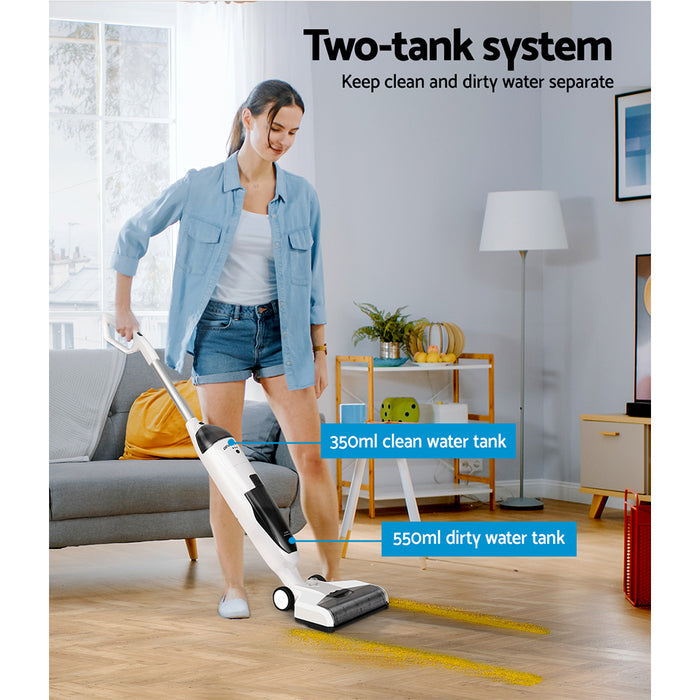 Devanti Handheld Wet Dry Vacuum Cleaner Mop Brushless Vacuums HEPA Filter 250W - Devanti